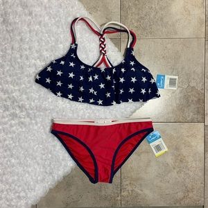 Stars and Stripes Flounce Bikini